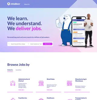 Jobs-Bear platform preview Jobs-Bear platform preview